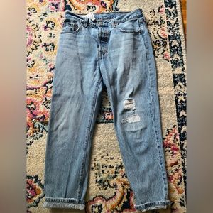 Levi 501 boyfriend jeans